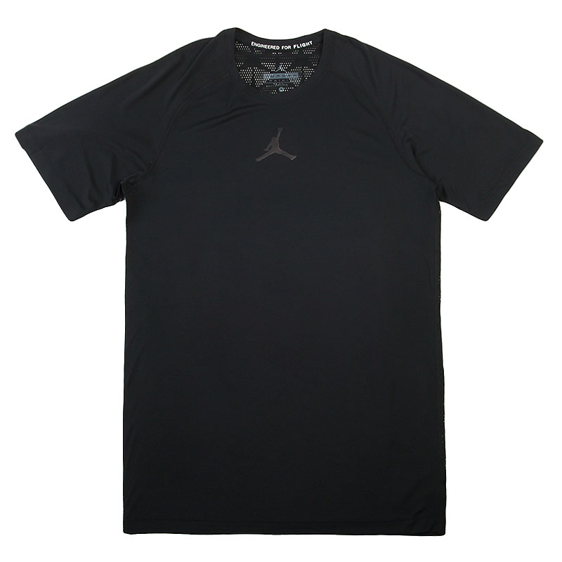 мужская черная футболка Jordan Stay Cool Fitted 642409-010 - цена, описание, фото 1